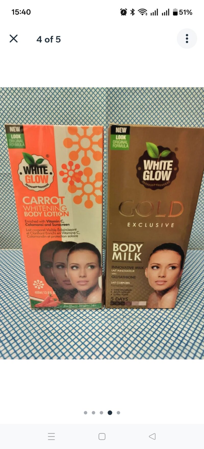 2Pcs Skincare white Glow Body lotion - Image 2