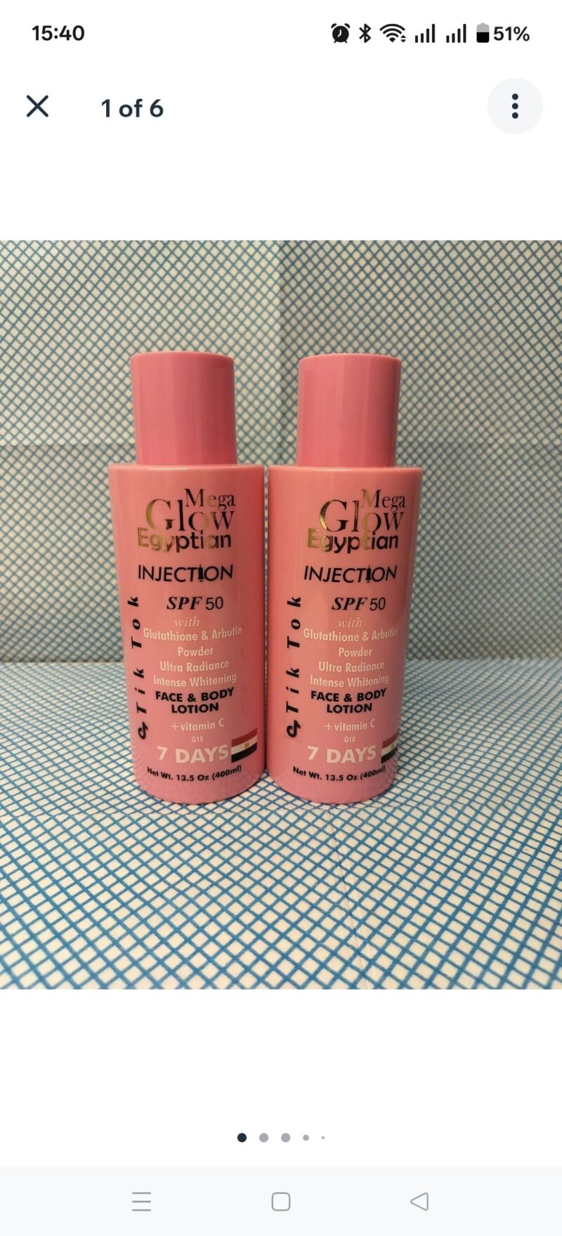 1Pc  Skincare Mega Glow Moisturiser Body lotion - Image 5
