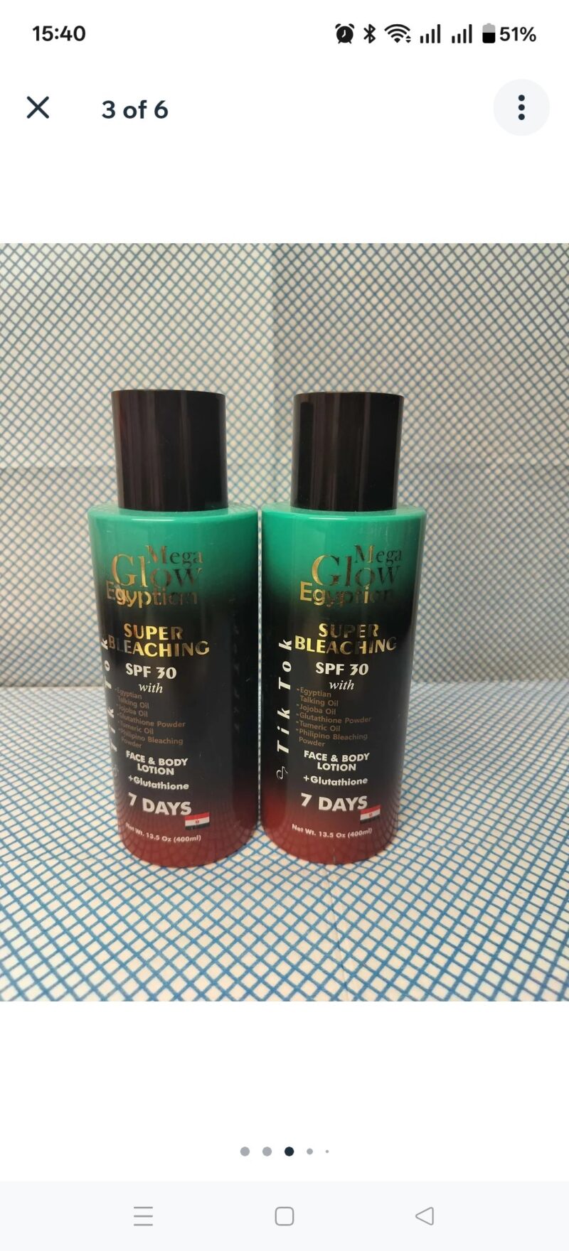 1Pc  Skincare Mega Glow Moisturiser Body lotion - Image 4