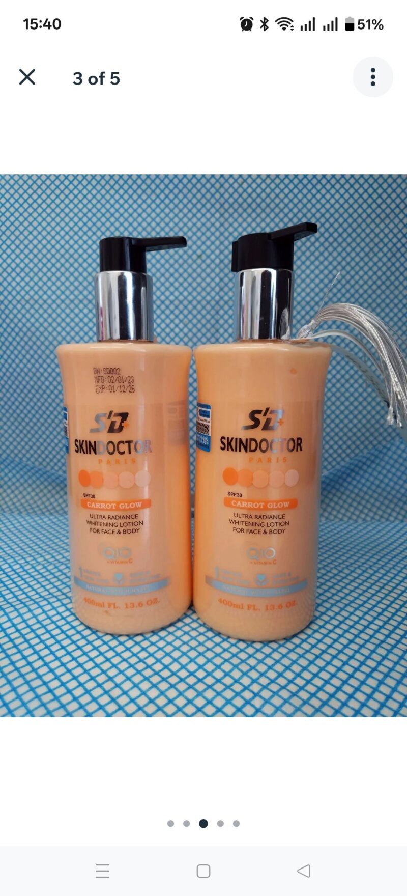 1Pc  Skincare Skin Doctor Body lotion - Image 3