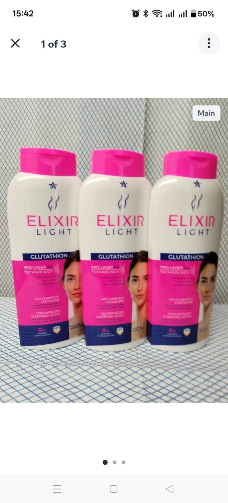 1Pc Skincare Elirix light Body lotion