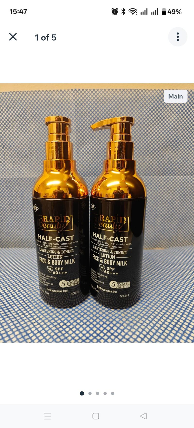 1Pc Skincare Rapid Beauty Glow lotion