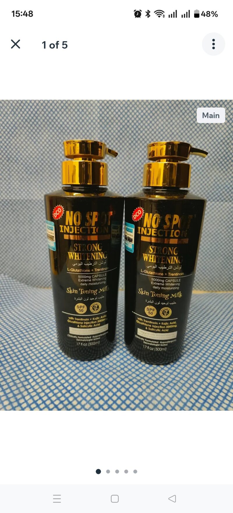 1Pc skincare No Spot Body lotion