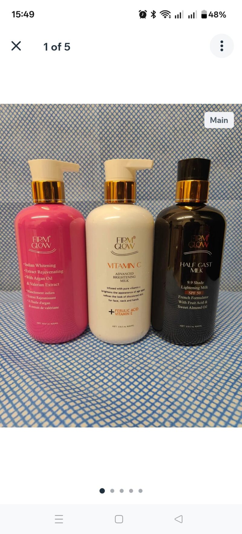 1Pc  Skincare Firm Glow Body Lotion