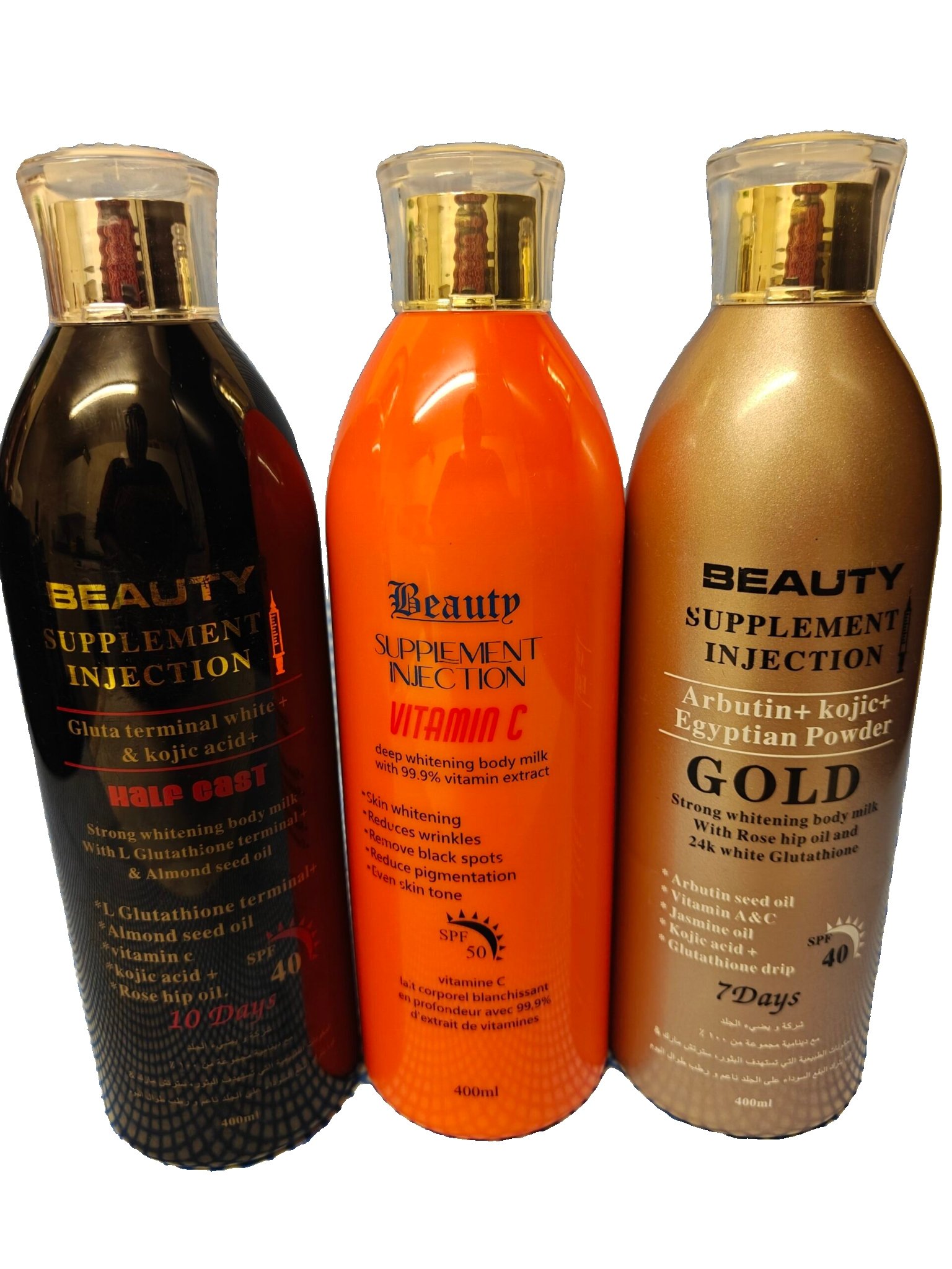 1Pc beauty supplement gold lotion - Image 6