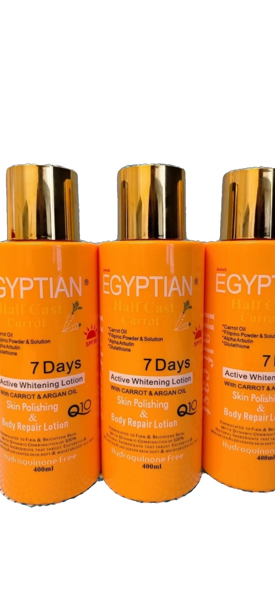 1PC Egyptian Half Cast Carrot Body Moisturizer lotion - Image 3