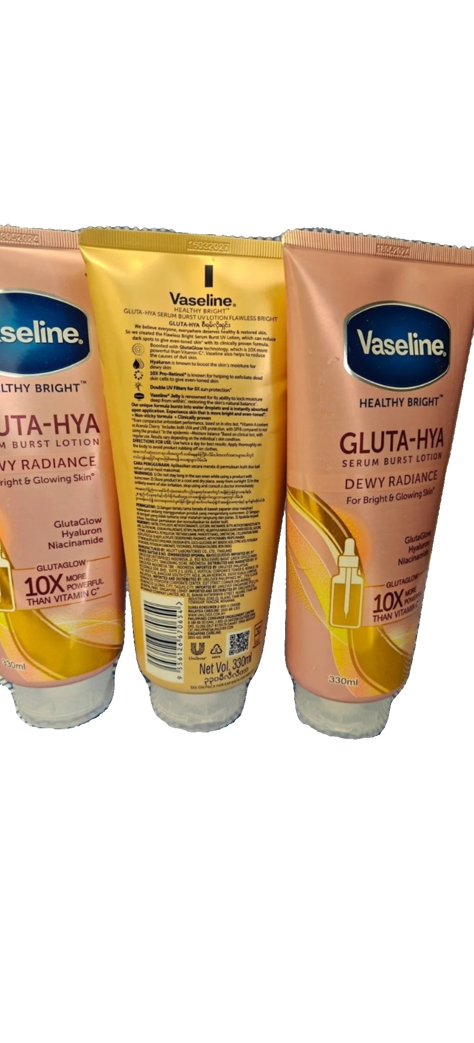 1Pc Vaseline Gluta- HYA Moisturizer Glow Body lotion - Image 6