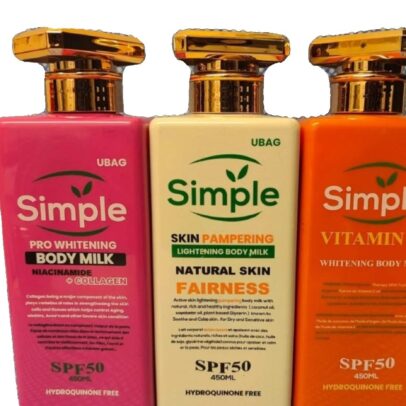 1PC  Simple white Moisturiser Body lotion