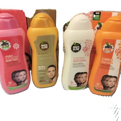 2Pcs Skincare white Glow Body lotion