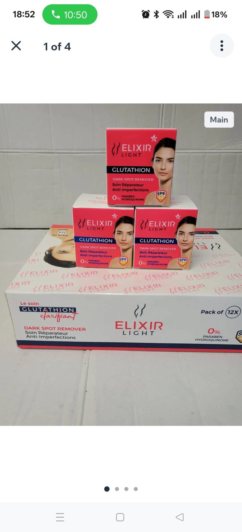 3Pcs Skincare Elirix light Face Cream - Image 2