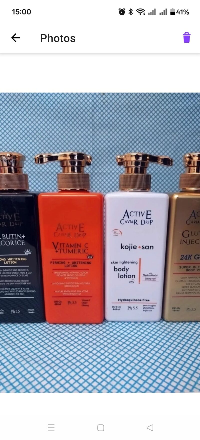 1Pc Skincare Active Caviar moisturizer Body lotion Copy - Image 3