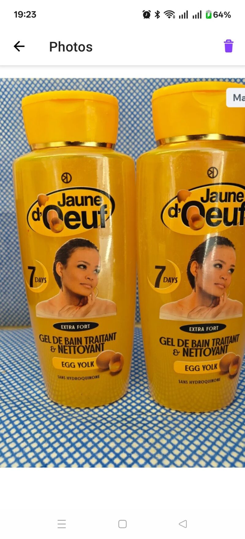 1PcJaune D'oeuf Egg yolk Shower gel - Image 4