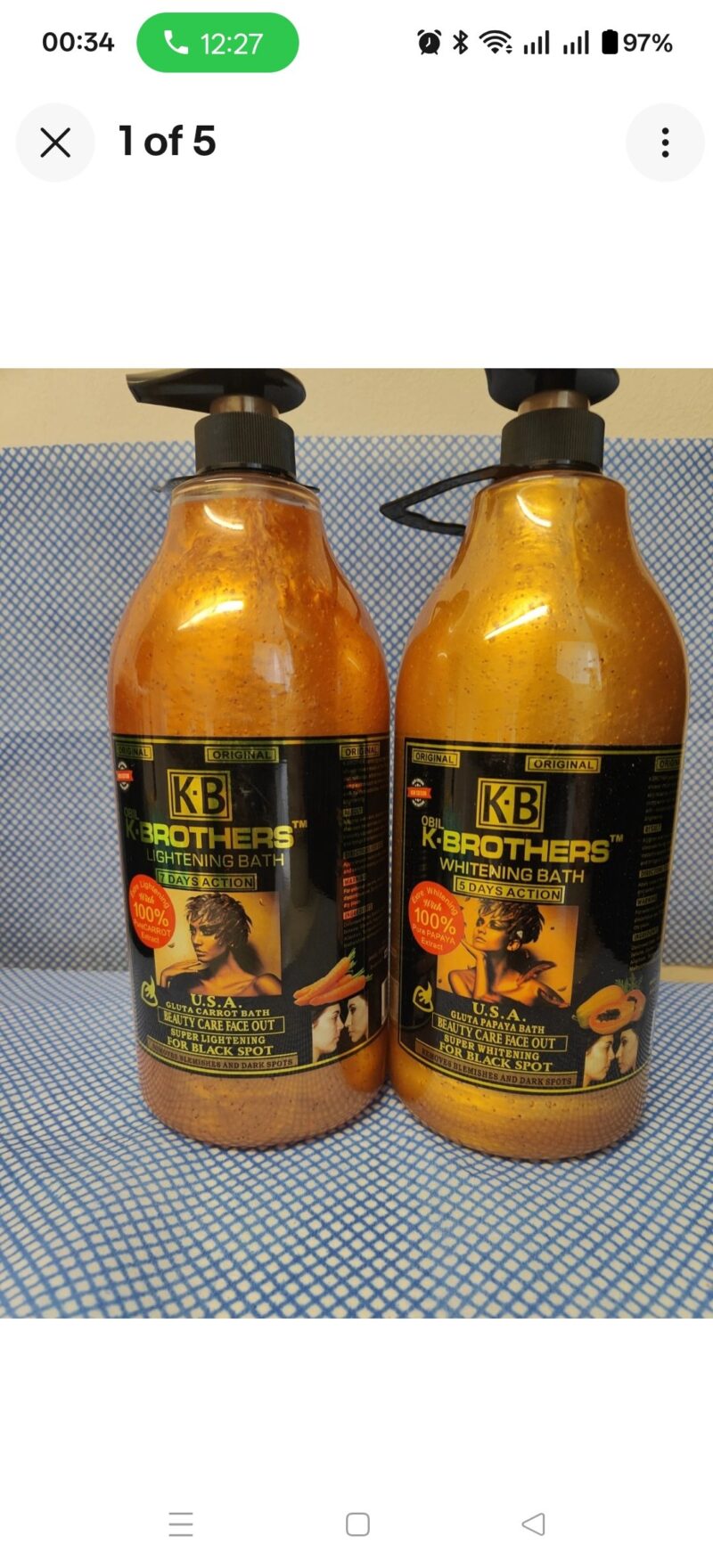1Pc K Brother Body Shower Gel