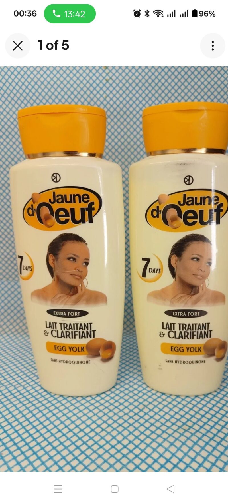 2Pcs Jaune D'oeuf Egg yolk lotion