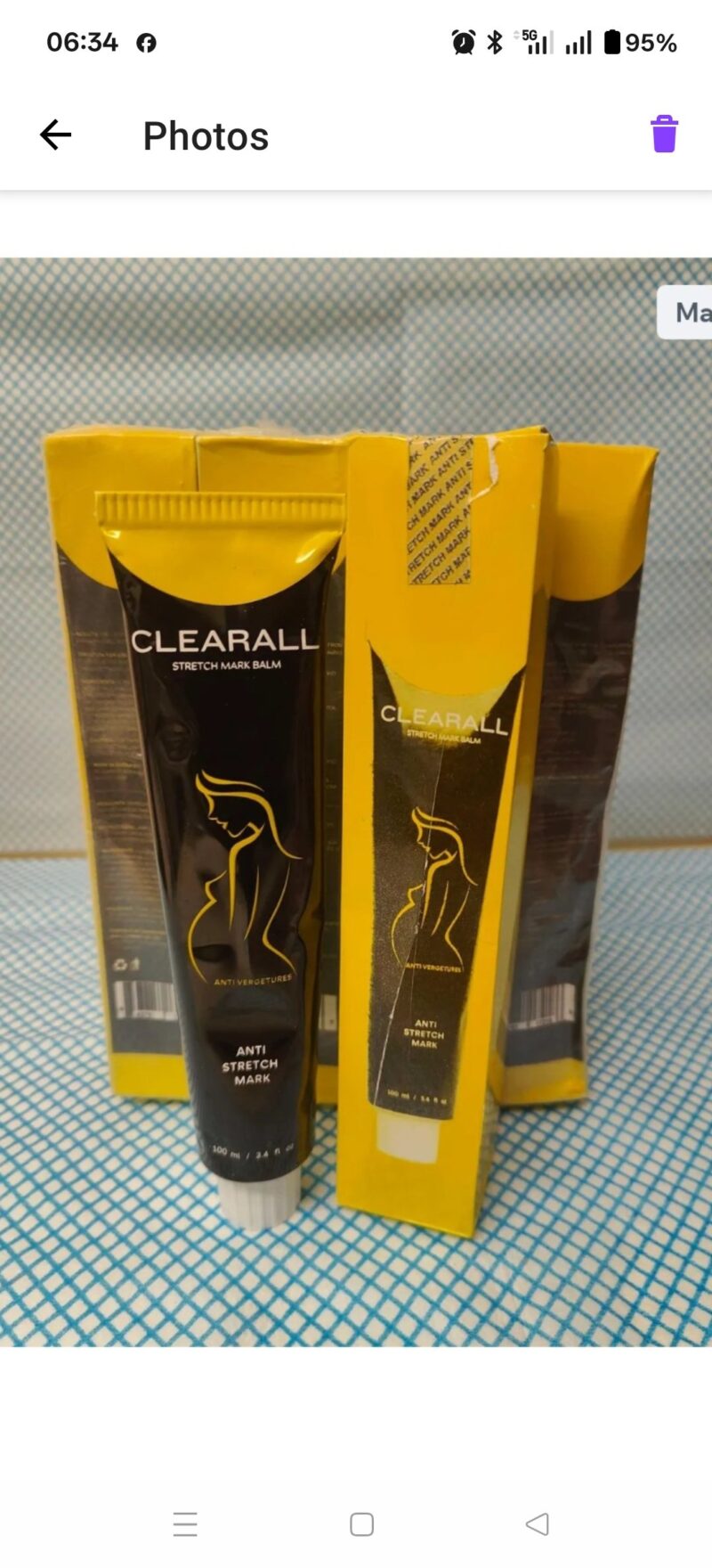 2Pcs Clear All Stretch mark Cream - Image 5