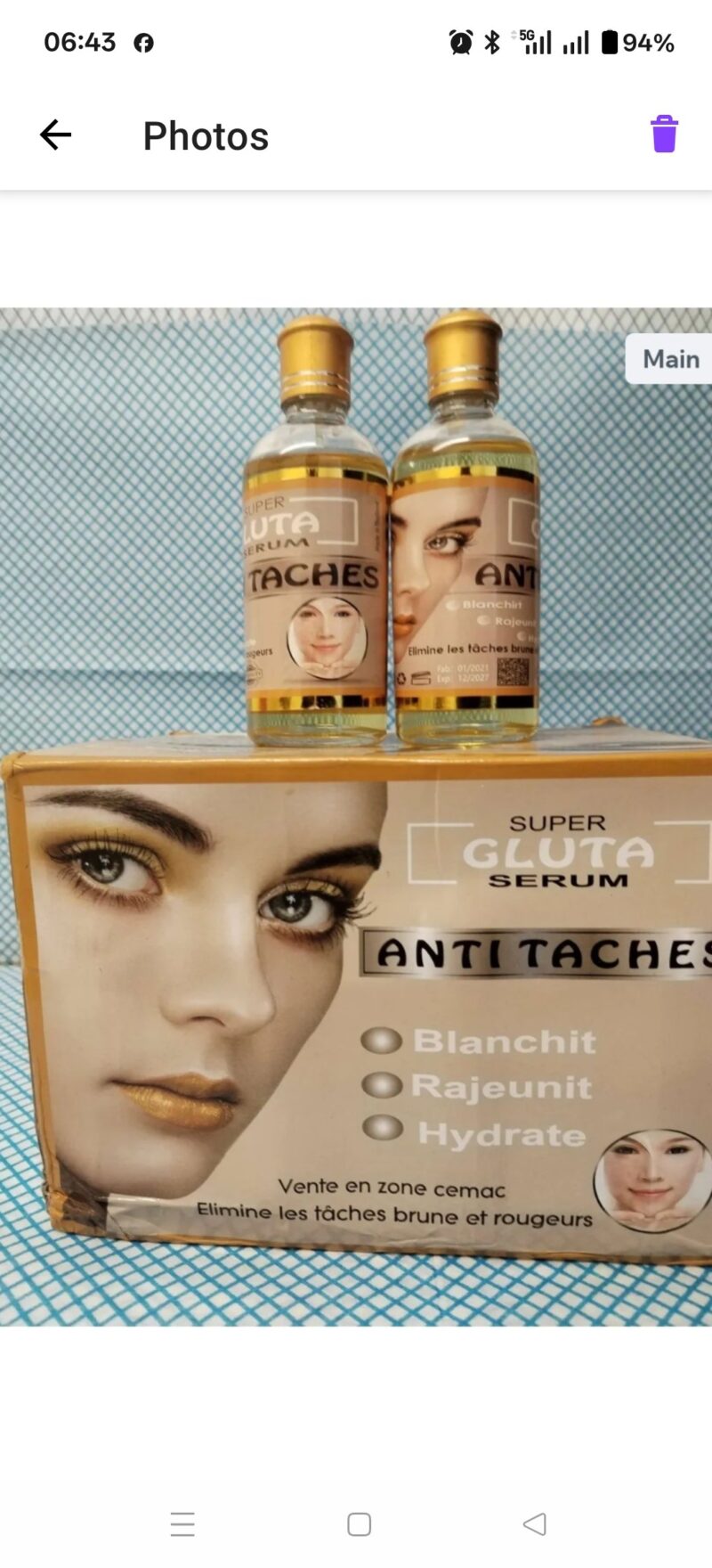 2Pcs Gluta Super Anti- Tache Serum - Image 2