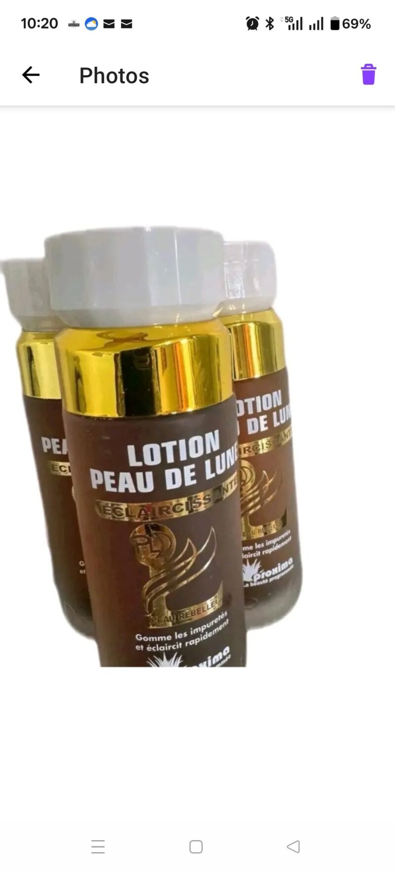 2PCS Peau Dp Lune Face Cleanser Lotion - Image 2