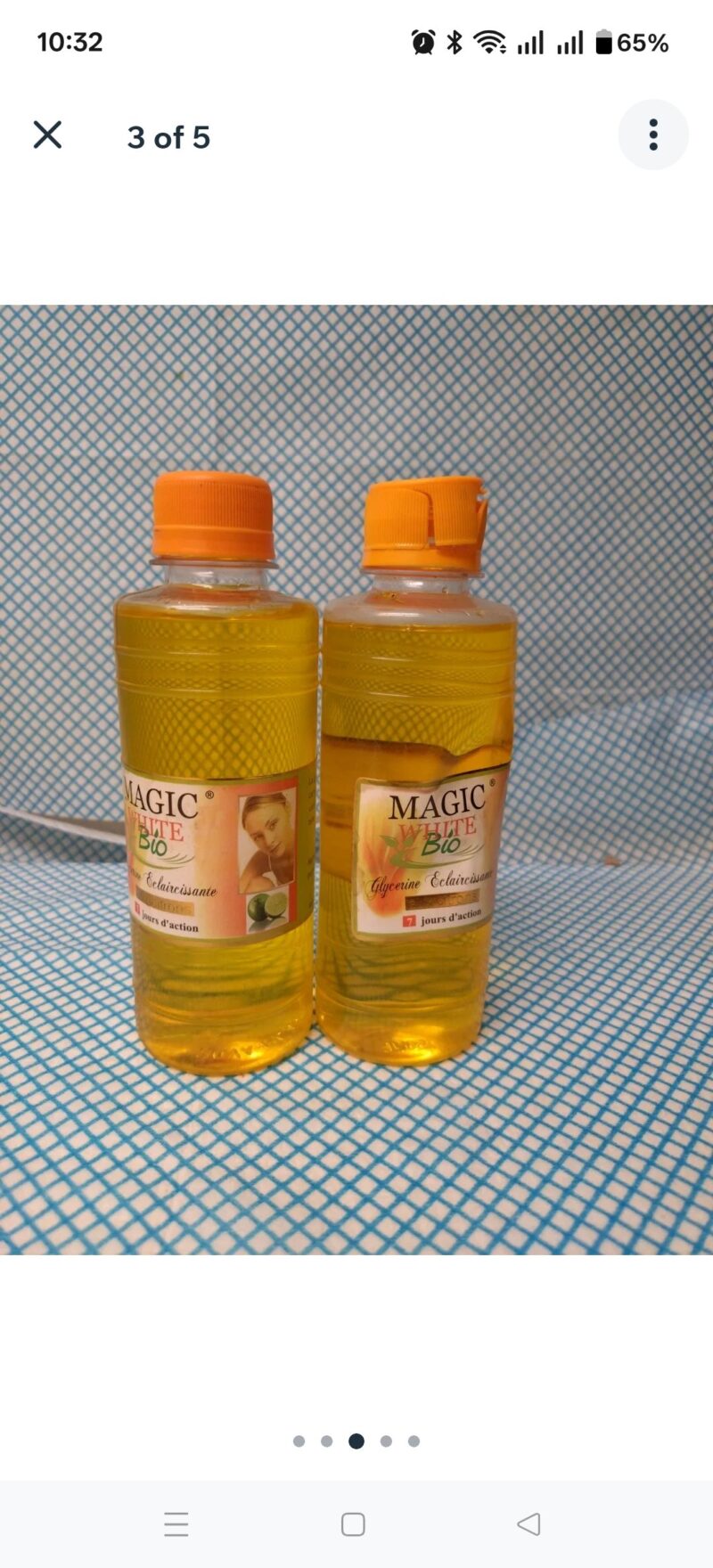 2Pcs Magic White Bio Body Glow Oil
