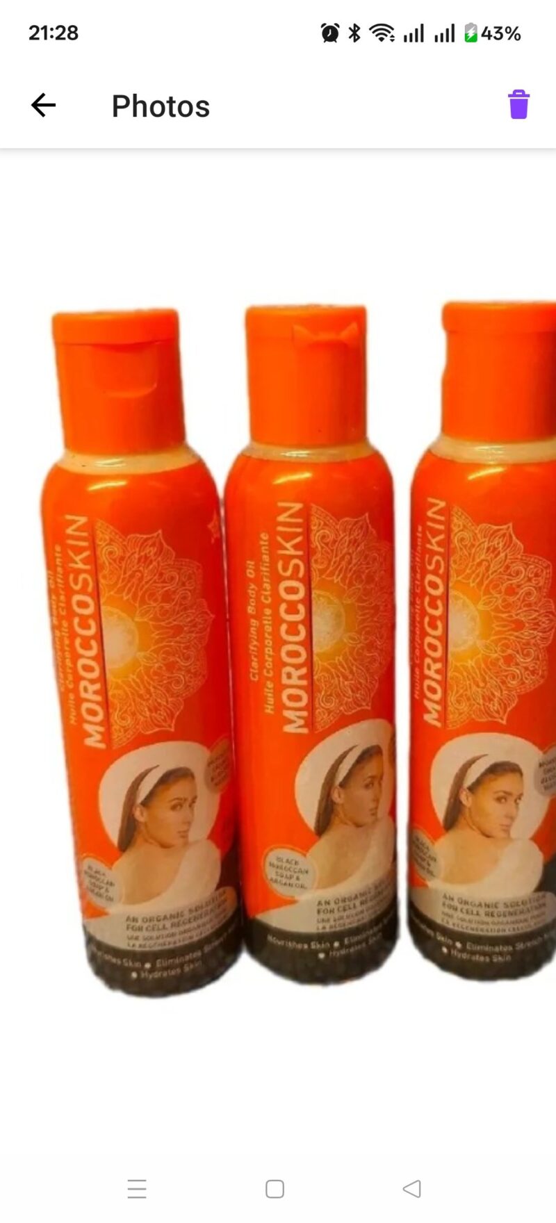 3PCS Skincare Moroccan Body oil - Image 2