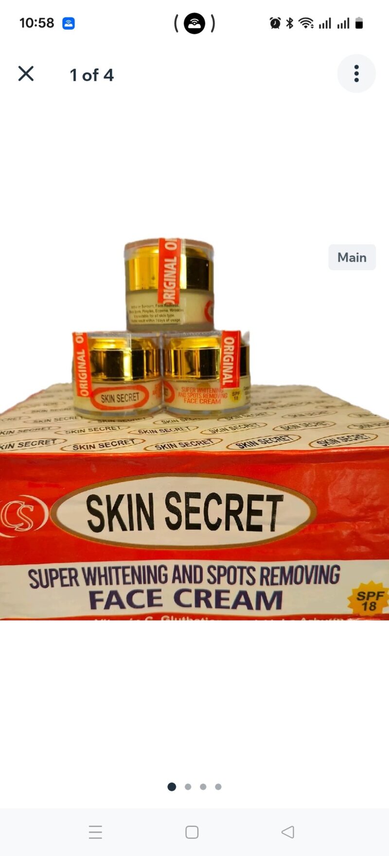 2Pcs Skin Secret Face Cream