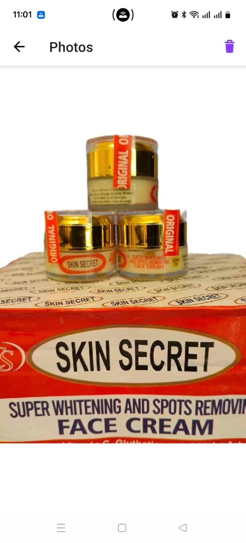 2Pcs Skin Secret Face Cream - Image 5