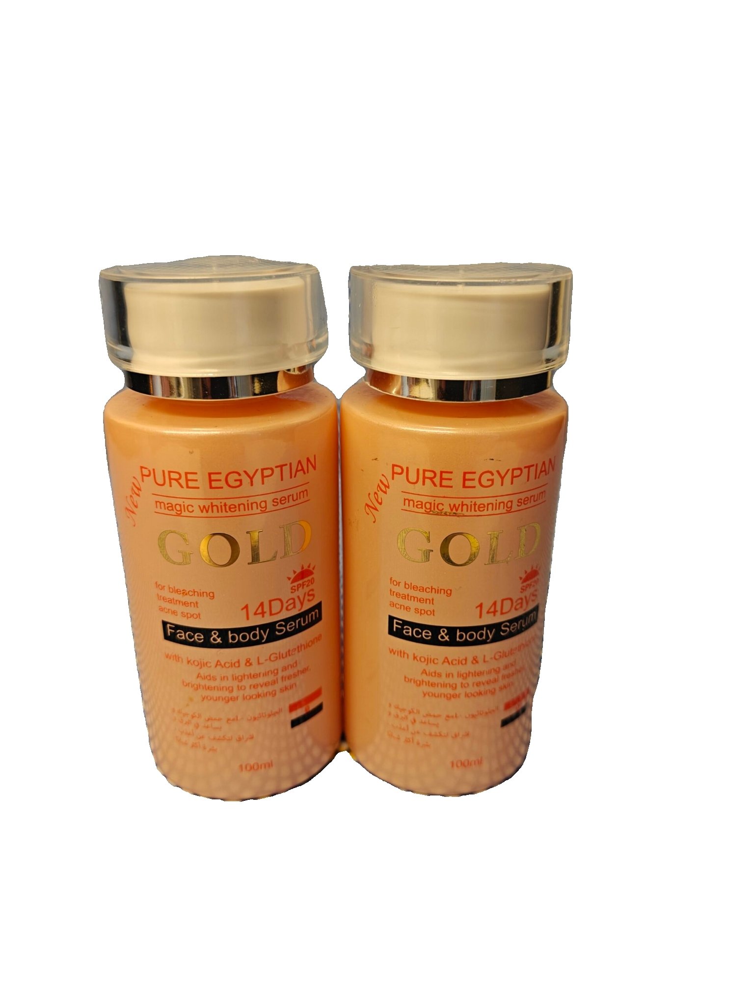 2Pcs Purec Egyptian magic glow concentrate Milk serum