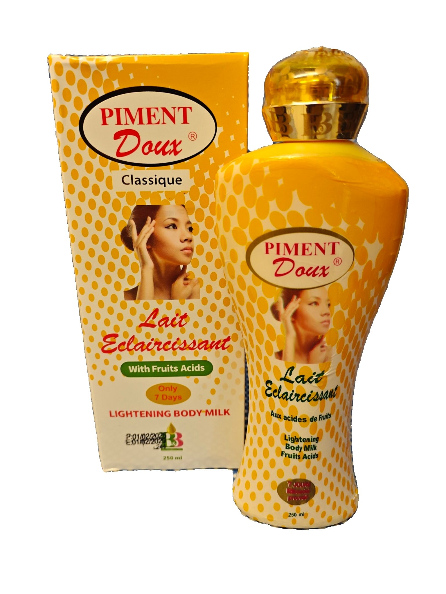 1Pc Piment doux Glow Body lotion