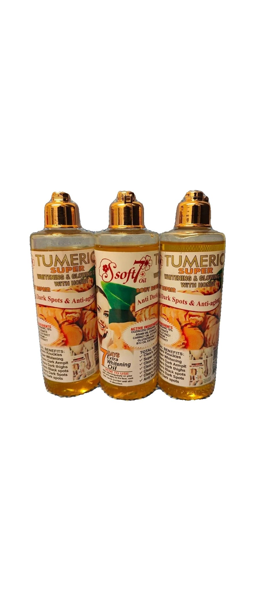 2Pcs Soft & soft Tumeric White and Honey - Image 5